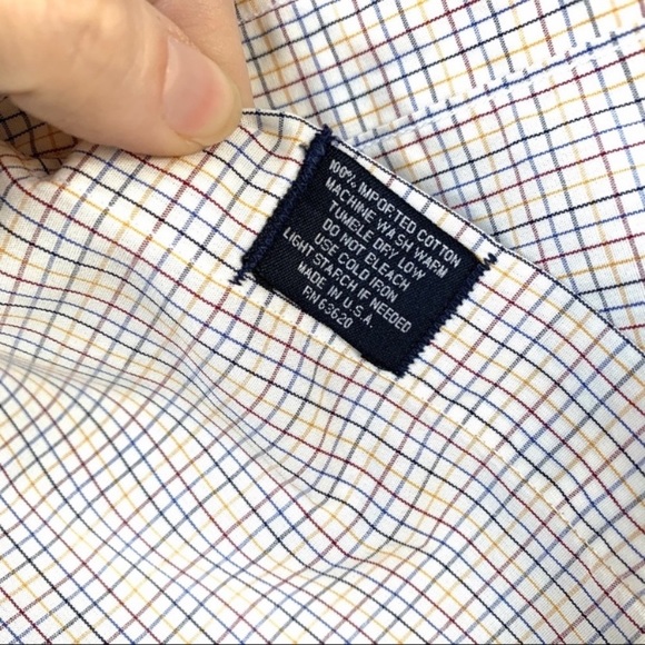 Burberry Plaid Long Sleeved Button Down Shirt - Picture 3 of 7